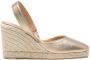 Castañer Carolyn 95 mm espadrilles Goud - Thumbnail 1