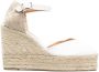 Castañer Chiara espadrilles met sleehak Wit - Thumbnail 1