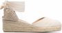 Castañer Espadrilles met sleehak Beige - Thumbnail 1