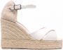 Castañer Espadrilles met sleehak Beige - Thumbnail 1