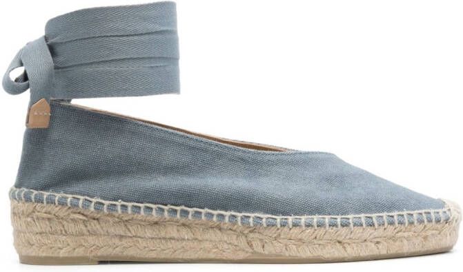 Castañer Canvas espadrilles Blauw