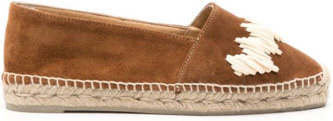 Castañer Karen suède espadrilles Bruin