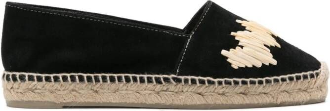 Castañer Karen suède espadrilles Zwart