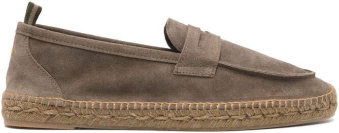 Castañer Nacho suède espadrilles Bruin