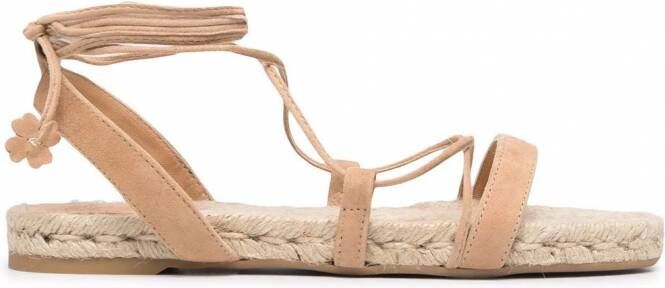 Castañer Palgia sandalen met veters Bruin