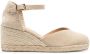 Castañer Espadrilles met sleehak Beige - Thumbnail 1