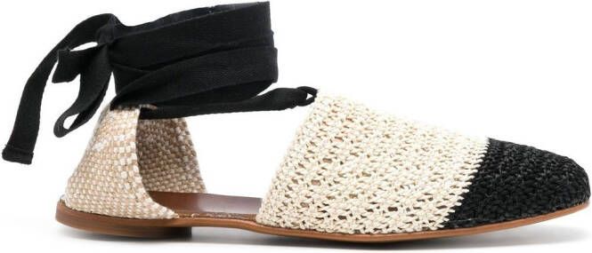 Castañer Tweekleurige espadrilles Beige