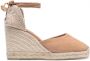 Castañer Espadrilles met sleehak Beige - Thumbnail 1