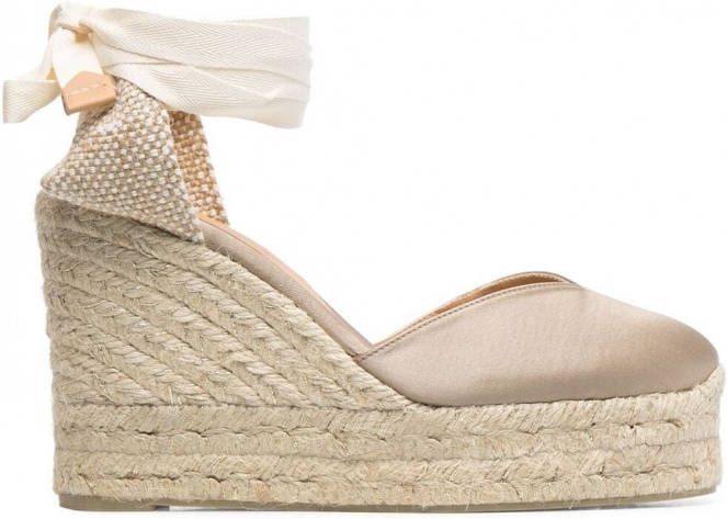 Castañer Geweven espadrilles Beige