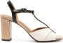 Chie Mihara 90 mm Biagio leren sandalen Beige - Thumbnail 1