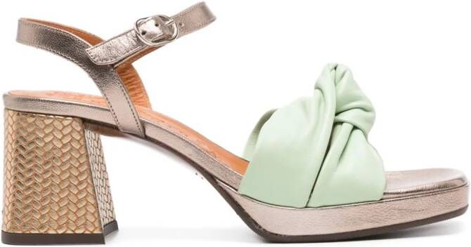 Chie Mihara Gelia 55mm leren sandalen Groen