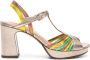 Chie Mihara Kija 70mm leren sandalen Metallic - Thumbnail 1