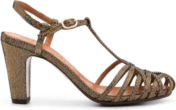 Chie Mihara Ku-Quenu gekooide sandalen Goud