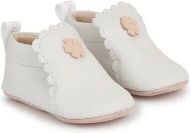 Chloé Kids Leren slofjes Wit