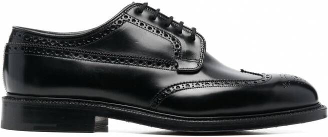 Church's Grafton leren derby brogues Zwart