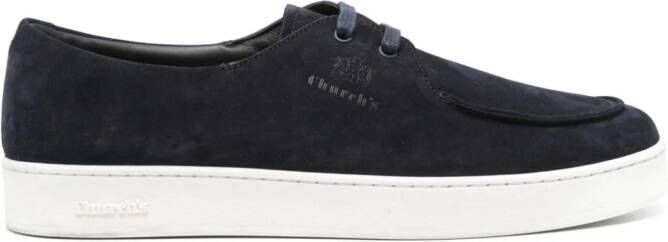 Church's Longsight 2 suède derby schoenen Blauw