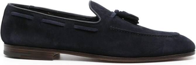 Church's Suède loafers met kwastje Blauw