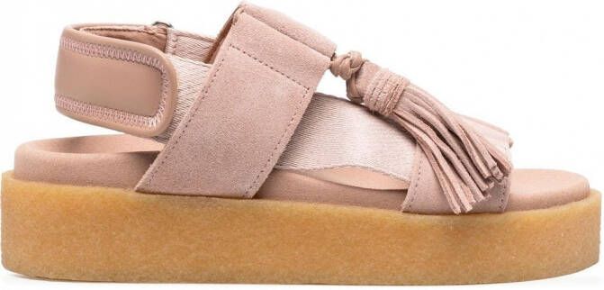 Clarks Originals Sandalen verfraaid met kwastje Roze