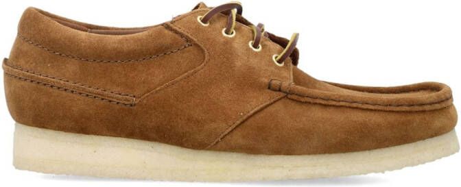 Clarks Originals Wallabee suède bootschoenen Bruin