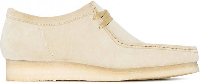 Clarks Originals Wallabee suède veterschoenen Beige