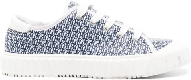 Claudie Pierlot Sneakers met monogramprint Blauw