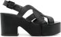 Clergerie Chou sandalen met plateauzool Zwart - Thumbnail 1