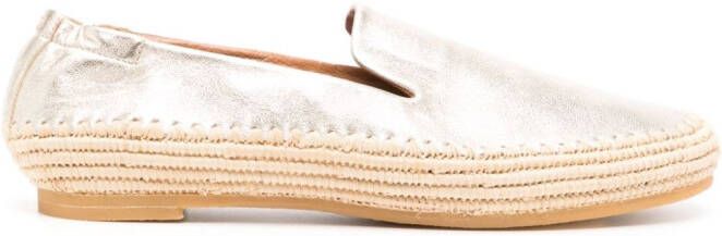 Clergerie Irmis leren espadrilles Goud