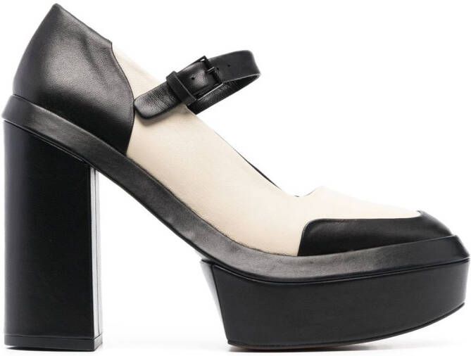 Clergerie Pumps met plateauzool Zwart