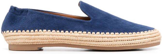 Clergerie Suède slippers Blauw