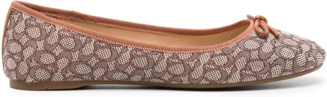 Coach Abigail ballerina's met monogram Bruin