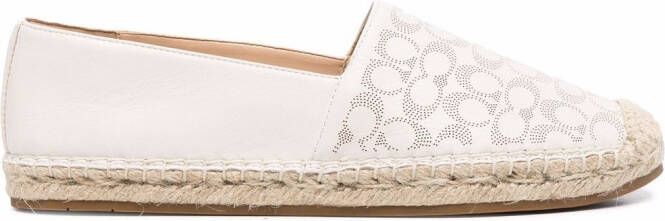 Coach Carley espadrilles met logoprint Beige