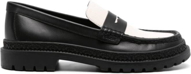 Coach Leren loafers Zwart