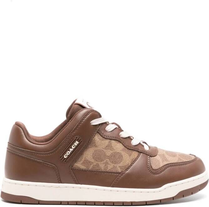 Coach Leren sneakers Bruin