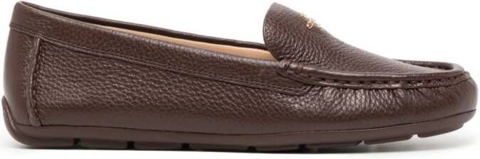 Coach Marley Driver leren loafers Bruin