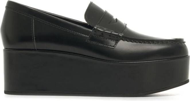 Comme Des Garçons Girl Penny loafers met plateauzool Zwart