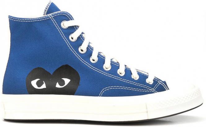 Comme Des Garçons Play x Converse x Converse Chuck Taylor 70 high-top sneakers Blauw