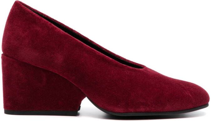 Comme Des Garçons Pumps met ronde neus Rood