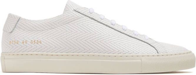 Common Projects Original Achilles Basket Weave leren sneakers Wit