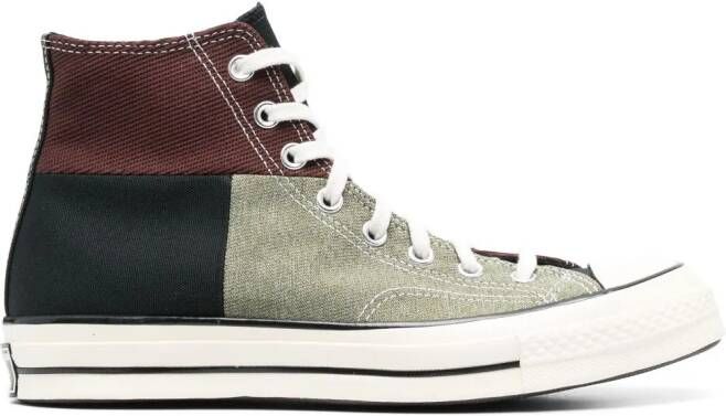 Converse Chuck 70 Crafted Patchwork sneakers Groen