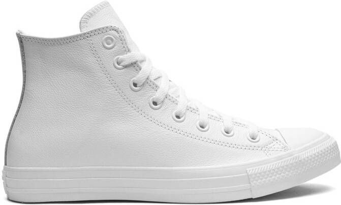 Converse Chuck Taylor All Star leren Hi sneakers Wit