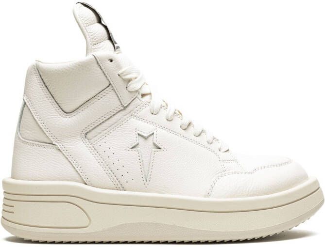 Converse x Rick Owens TURBOWPN Mid sneakers Wit