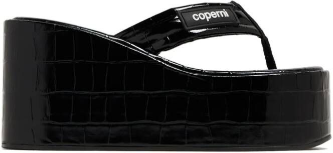 Coperni Sandalen met plateauzool Zwart