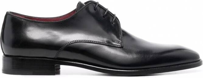 Corneliani Leren derby schoenen Zwart