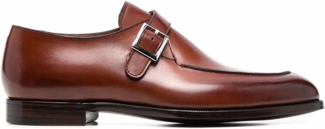 Crockett & Jones Lawrence gespschoenen Bruin