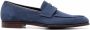 Crockett & Jones Suède loafers Blauw - Thumbnail 1