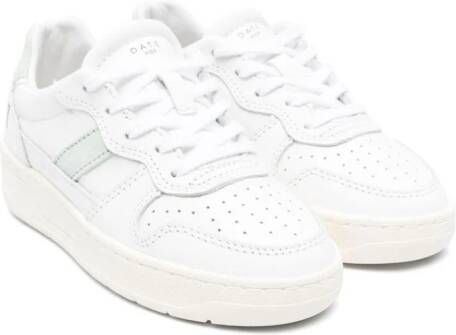 D.A.T.E. Court 2.0 leren sneakers Wit