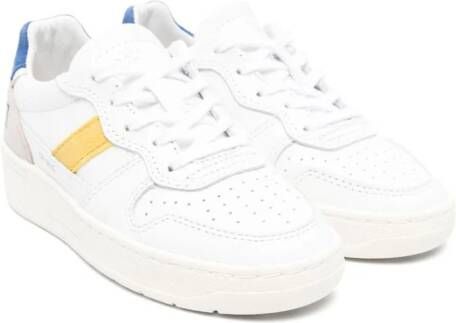 D.A.T.E. Court 2.0 leren sneakers Wit