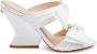 Dee Ocleppo Bourgogne sandalen met sleehak Wit - Thumbnail 1