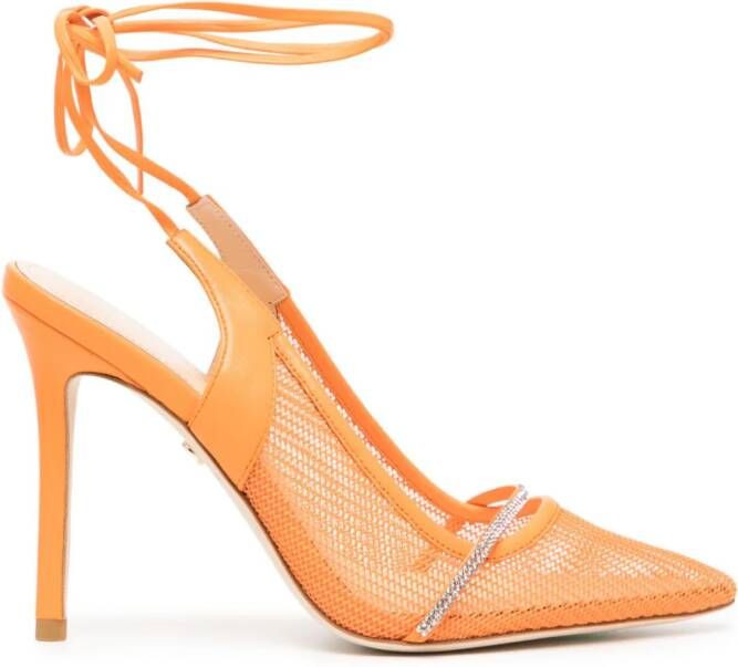 Dee Ocleppo Brenda leren pumps Oranje