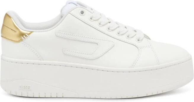 Diesel S-Athene sneakers met plateauzool Wit